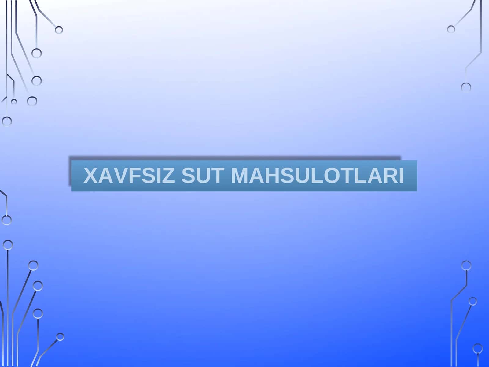 ХАVFSIZ SUT MАHSULОTLАRI 1