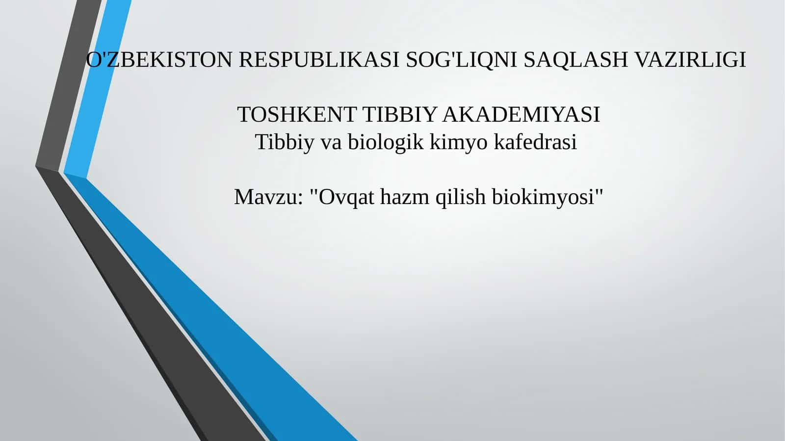 Ovqathazmqilishbiokimyosi 1