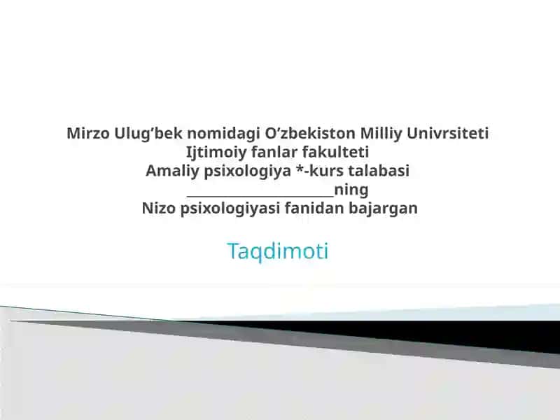 Nizoni o‘rganishning falsafiy ananalari
