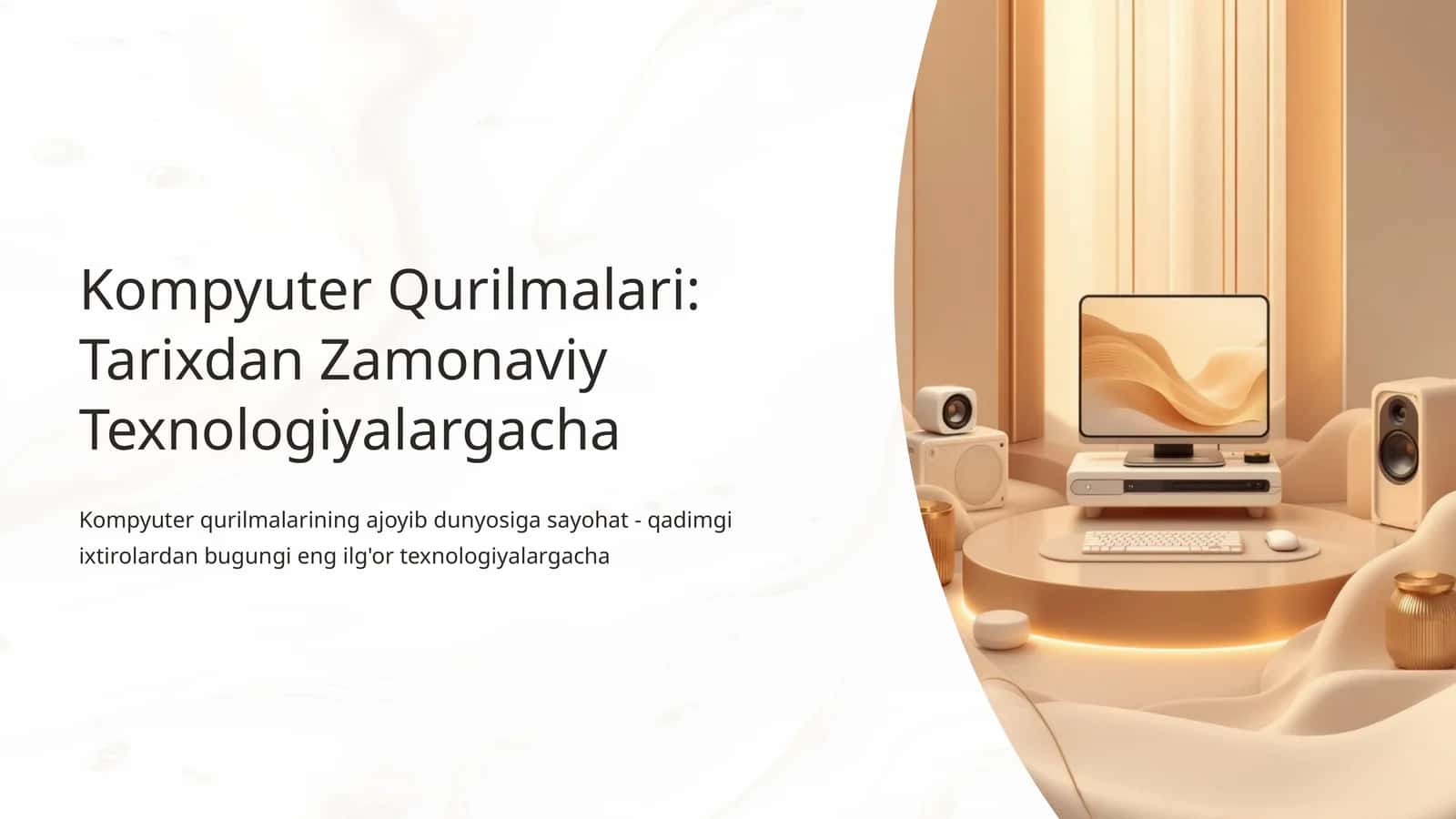 Kompyuter Qurilmalari: Tarixdan Zamonaviy Texnologiyalargacha 1