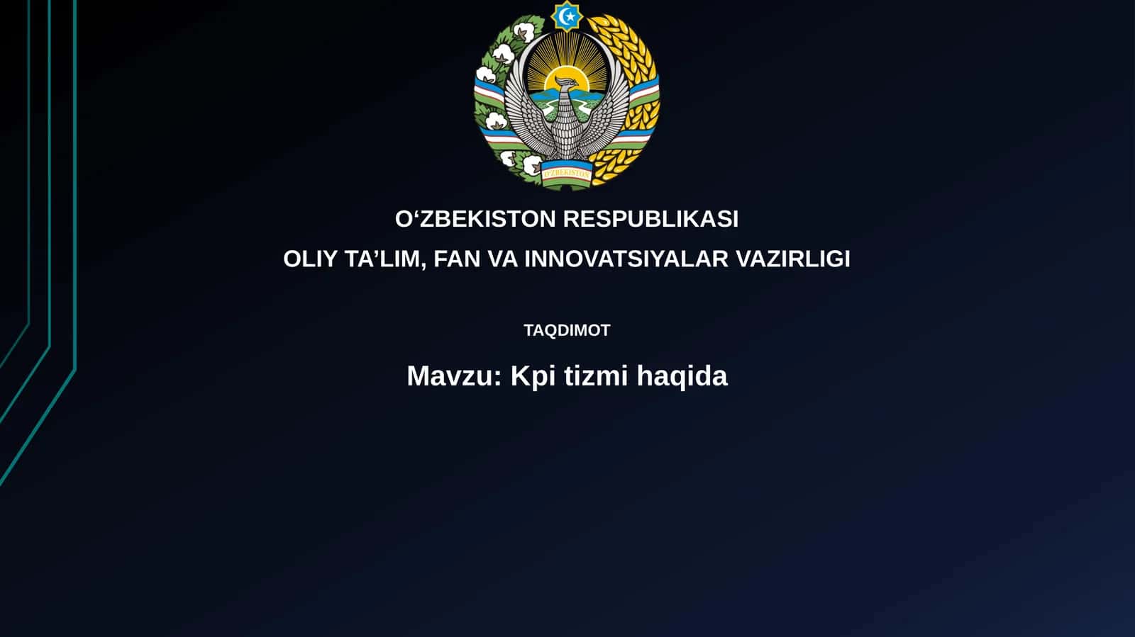 KPI Ekstremizmihaqida 1
