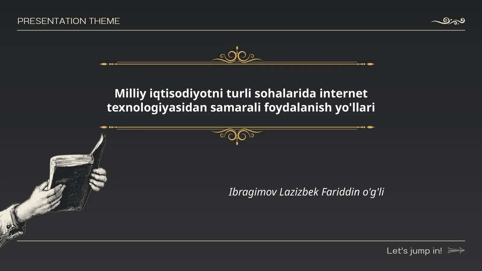 Milliy iqtisodiyotni turli sohalarida internet texnologiyasidan samarali foydalanish yo'llari 1