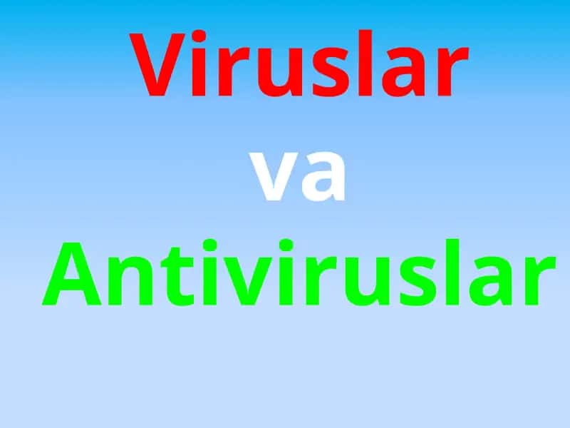Viruslar va Antiviruslar 1