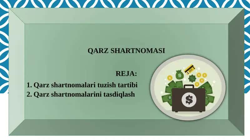 Qarz Shartnomasi 1