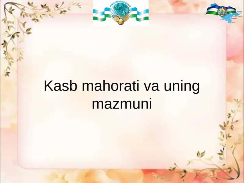 Ishlab chiqarish ta'limi 1
