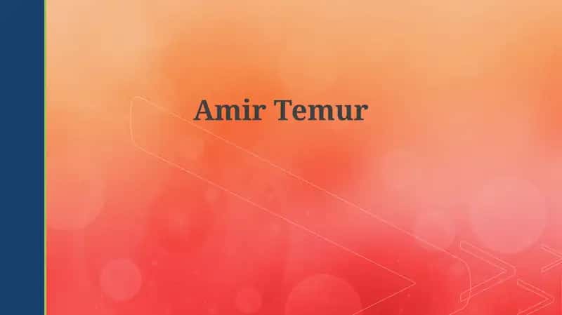 Amir Temur 1