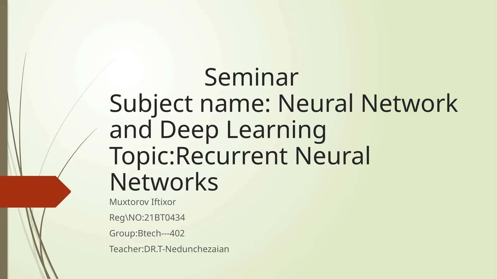 Neural Network and Deep Learning 1