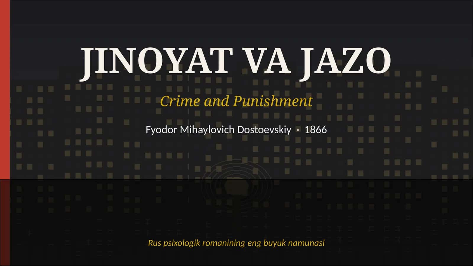 Jinoyat va jazo 1