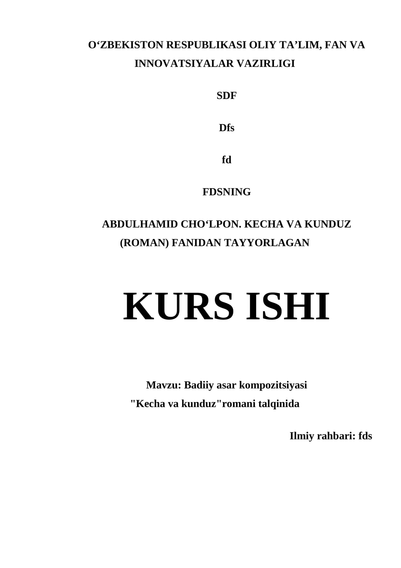 "Badiiy asar kompozitsiyasi" 1