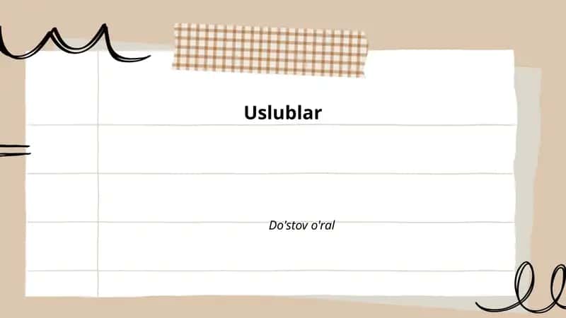 Badiiy uslub 1