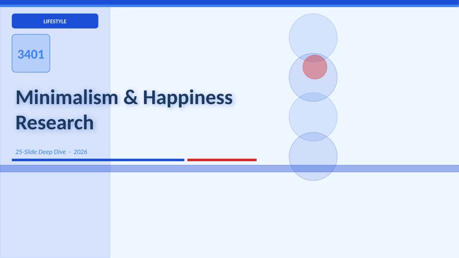 Minimalism & Happiness Research 1