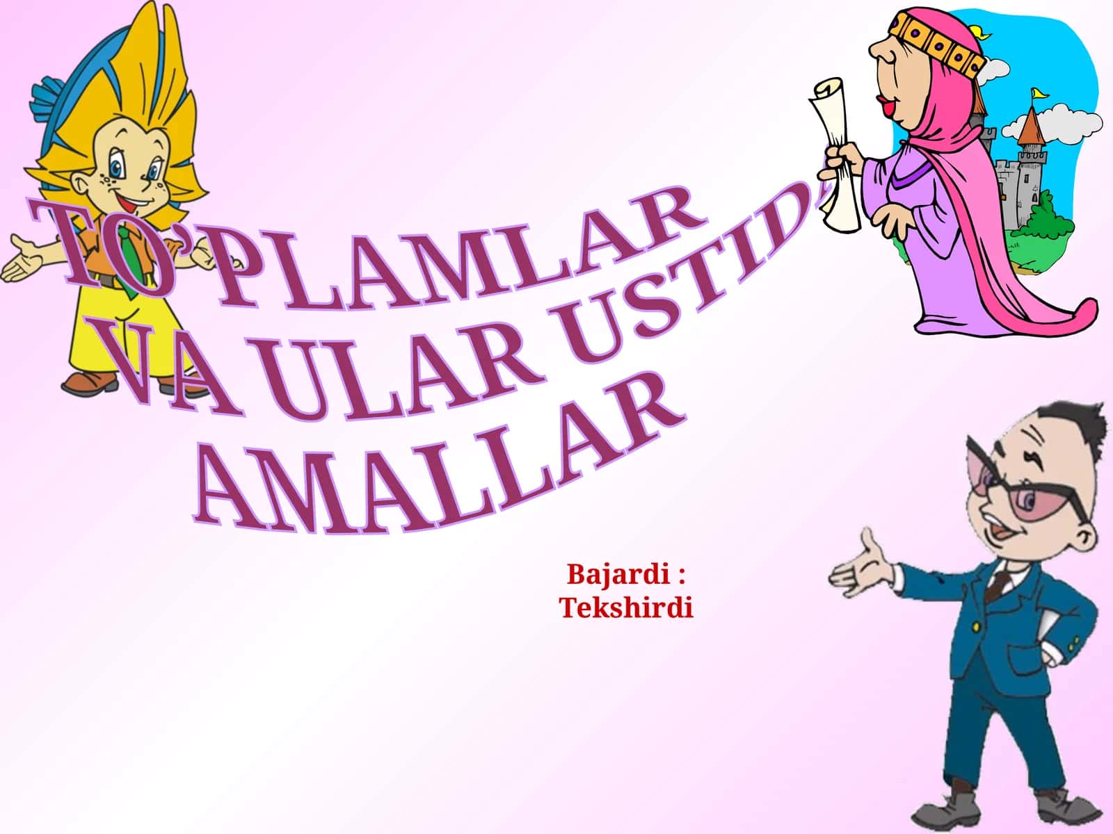 To’plamlarning dekart ko’paytmasi 1