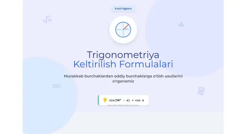 Keltirish formulalari 1