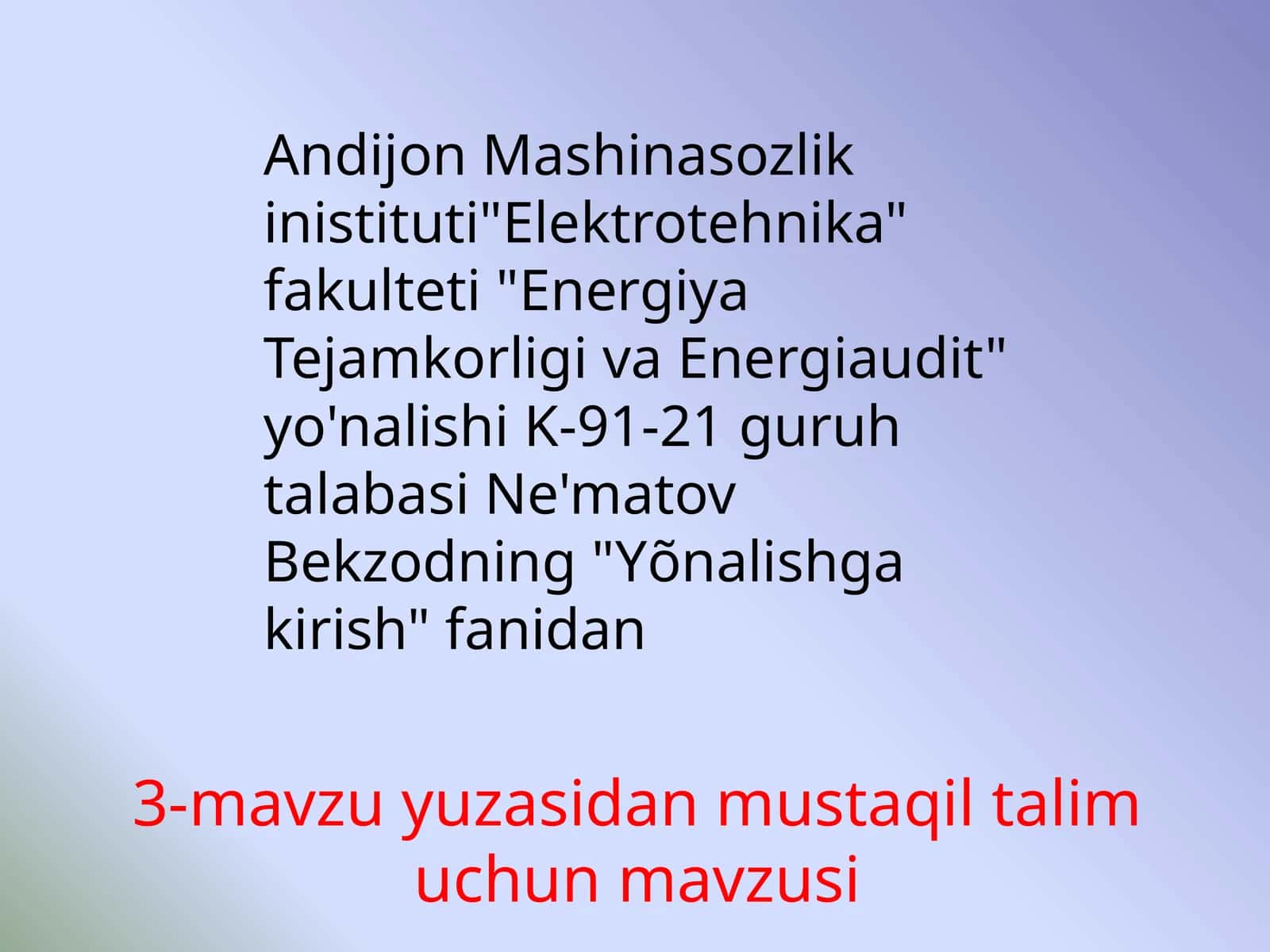 Qaytatiklanadigan energiyamanbalar va ularning turlari 1