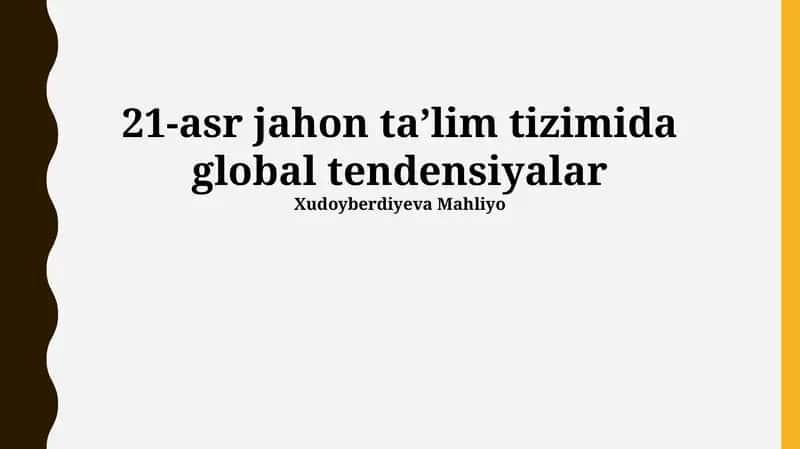 Onlayn Ta'limning Rivojlanishi 1