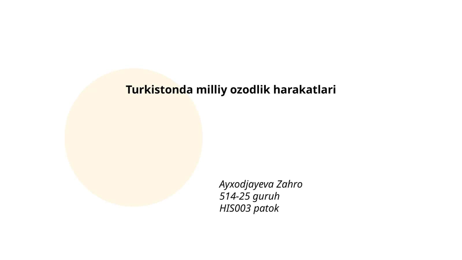 Turkistonda milliy ozodlik harakatlari 1