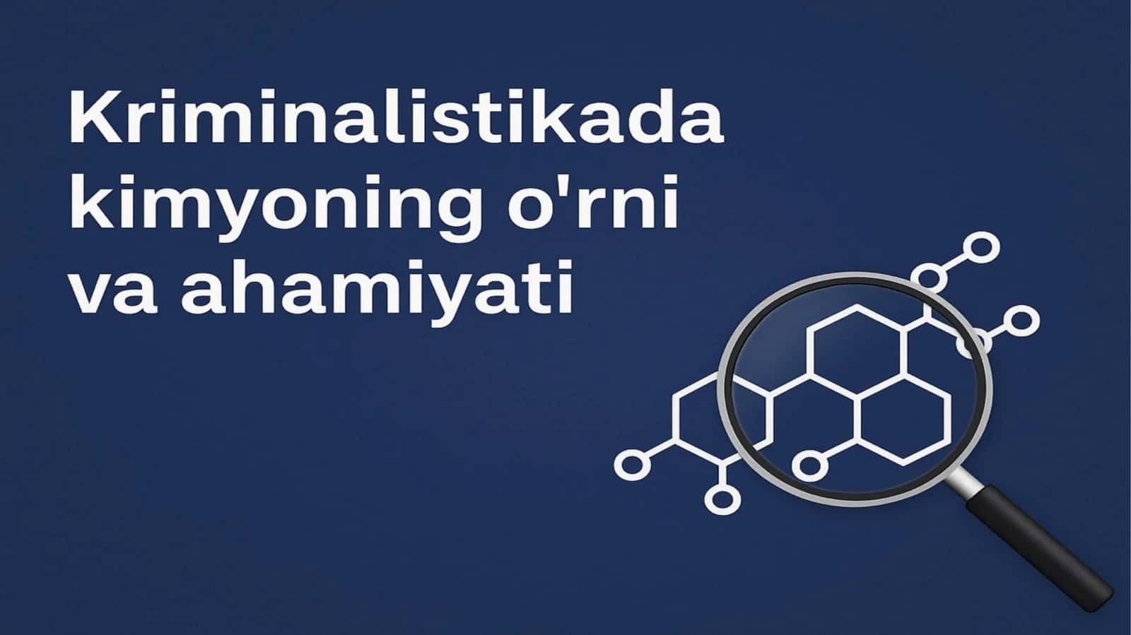 Kriminalistikafanining qisqacha ta'rifi 1