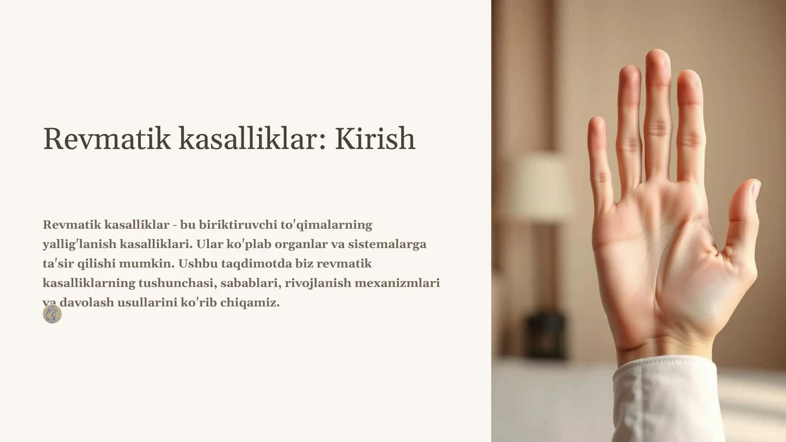 Revmatik kasalliklar: Kirish 1