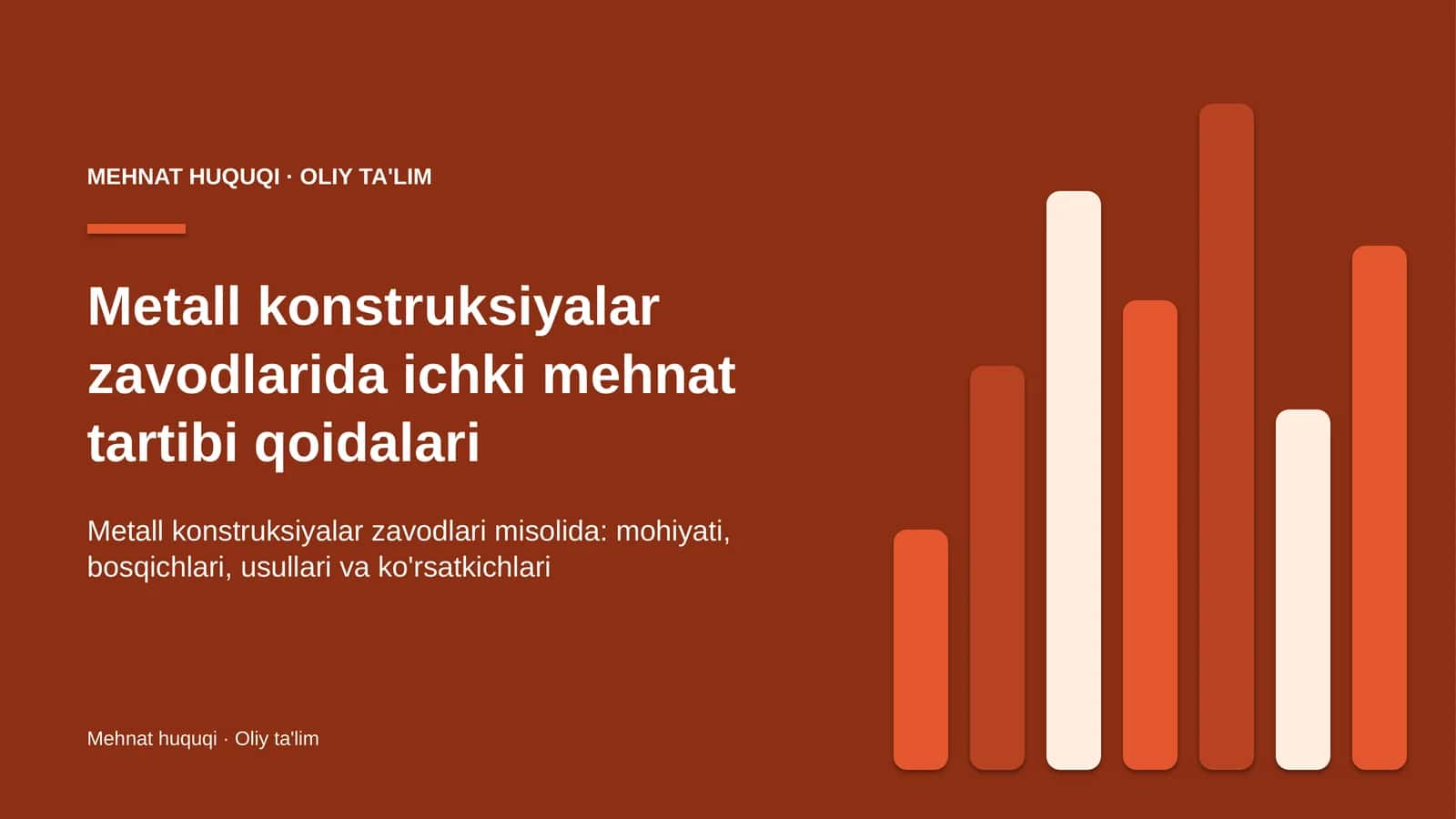 metall konstruksiyalar zavodlarida ichki mehnat tartibi qoidalari 2193 1