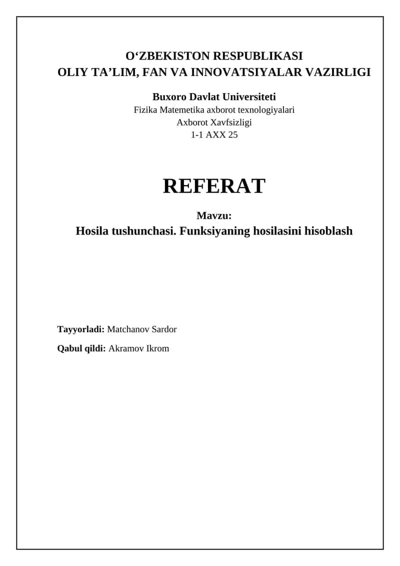 Funksiyalar 1