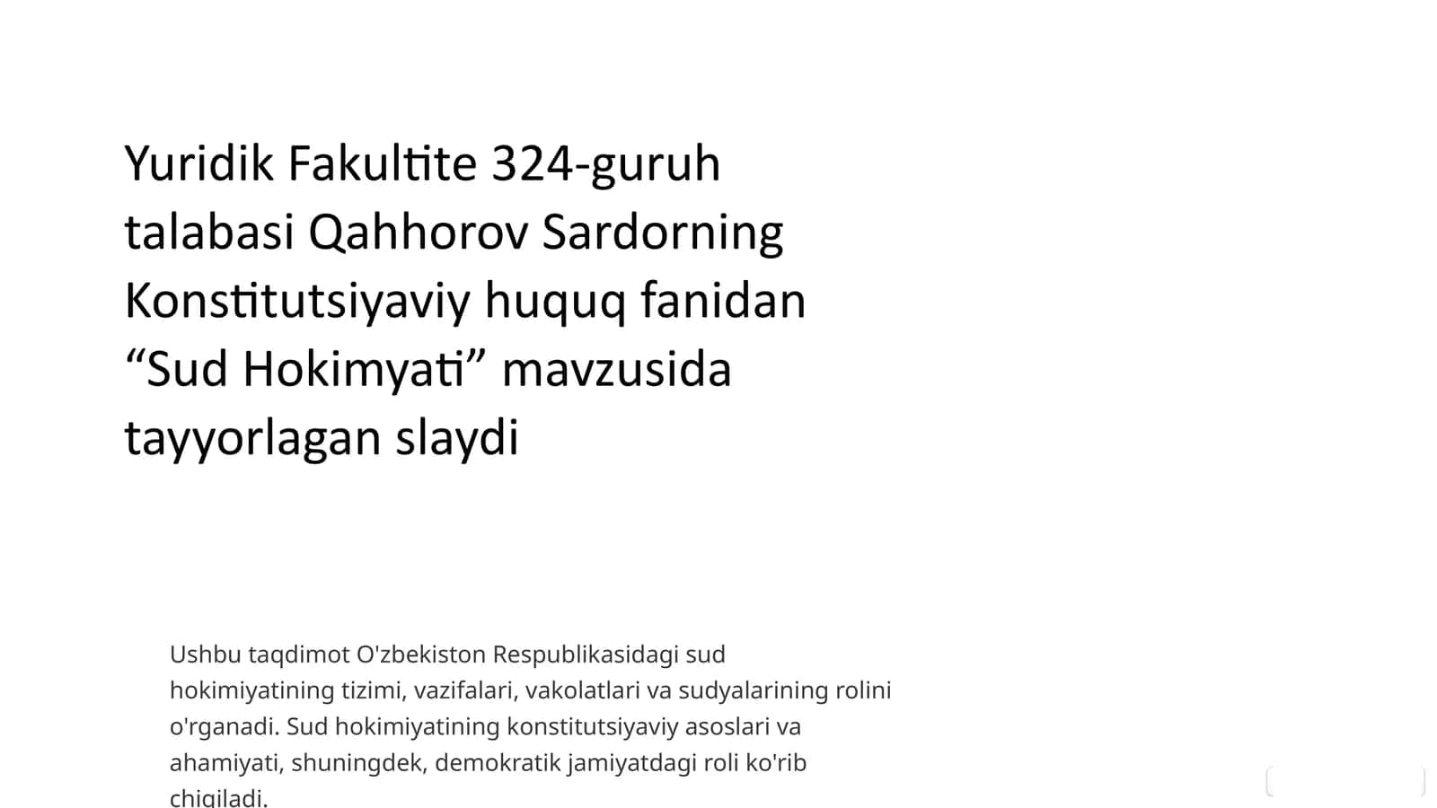 Sud Hokimyati tizimi 1
