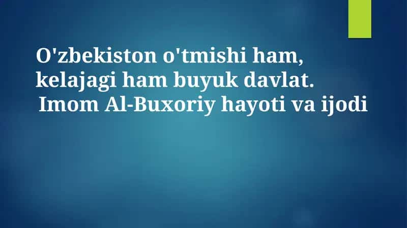 Oʻzbekiston: Buyuk Oʻtmishdan Yorqin Kelajakka 1