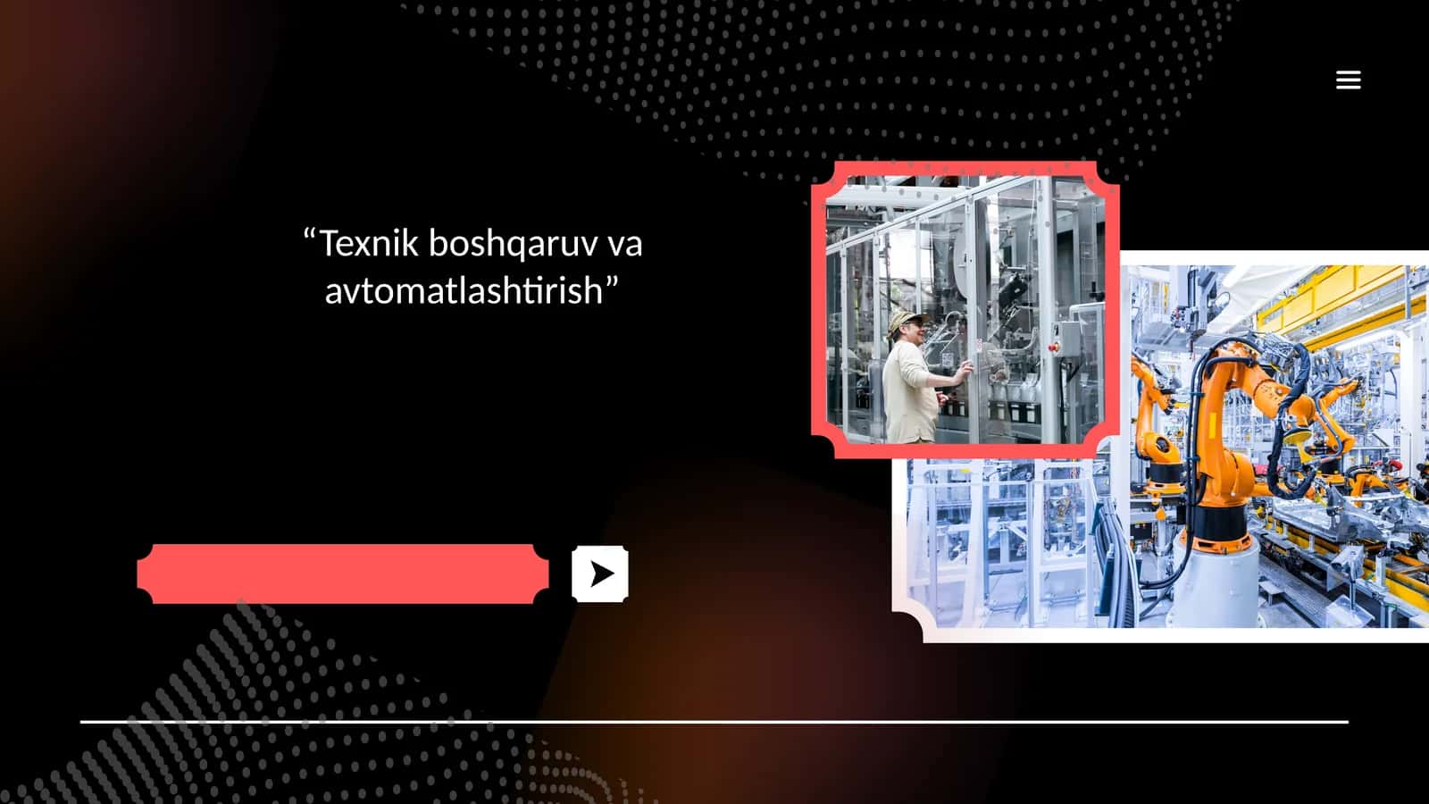 Texnikboshqaruv va avtomatlashtirish 1