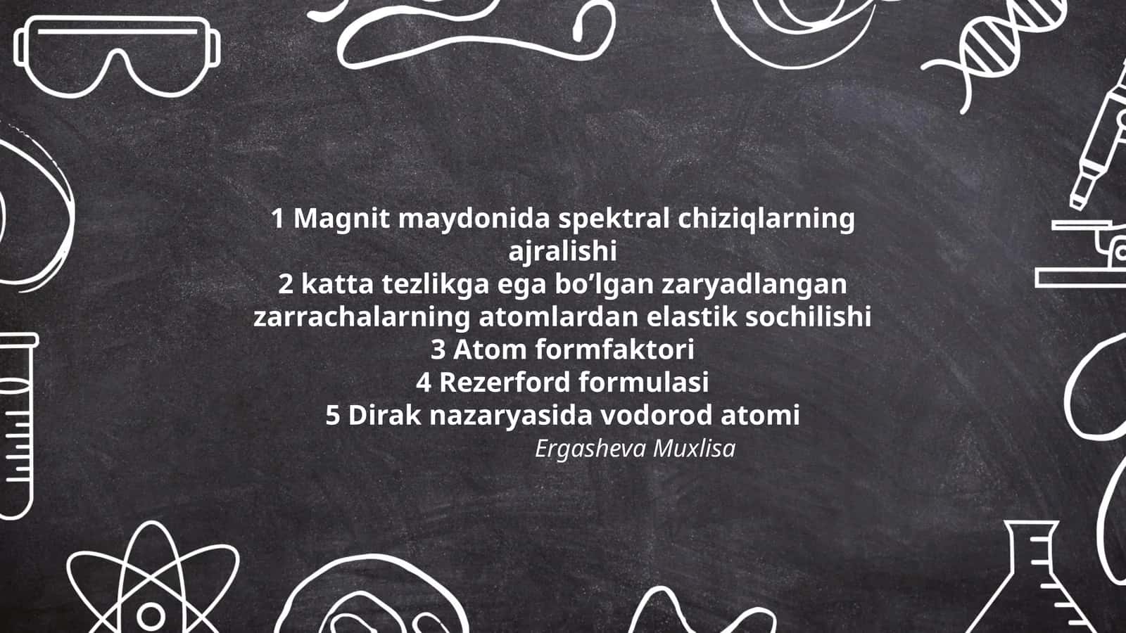 Magnit maydonida spektral chiziqlarning ajralishi 1