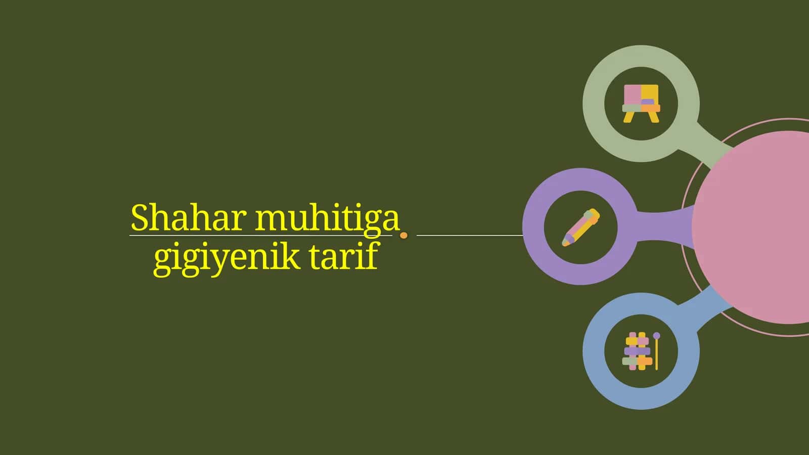 Shahar muhitiga gigiyenik tarif 1