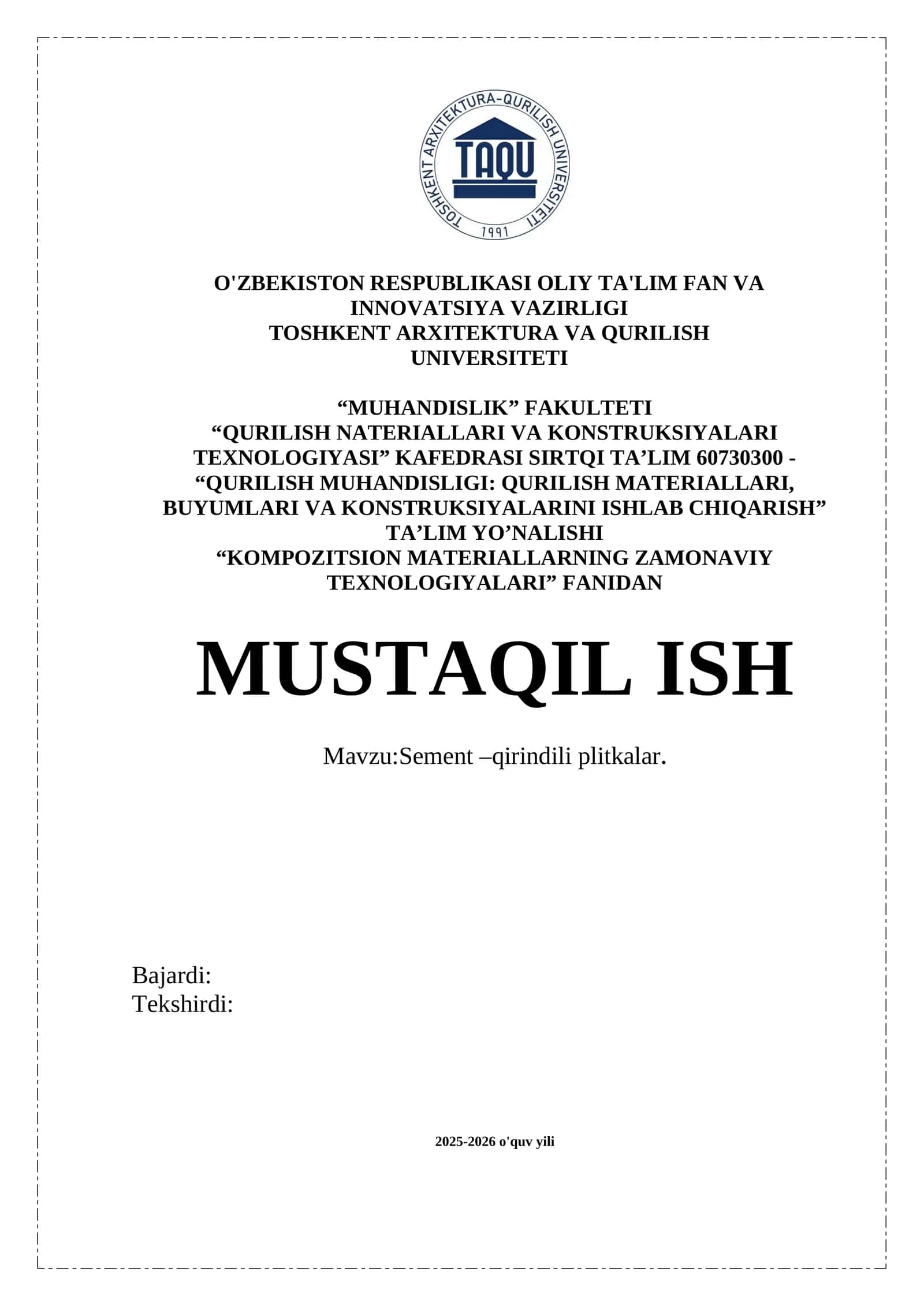 Sement –qirindili plitkalar 1
