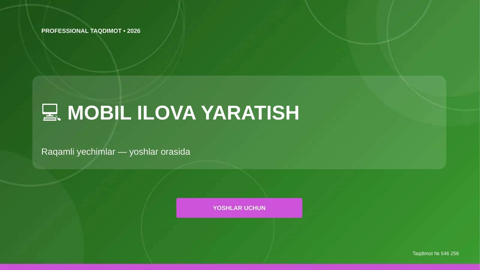 MOBIL ILOVA YARATISH 1