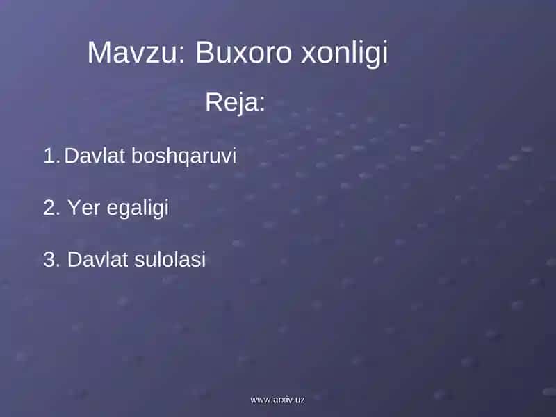 Buxoro xonligi