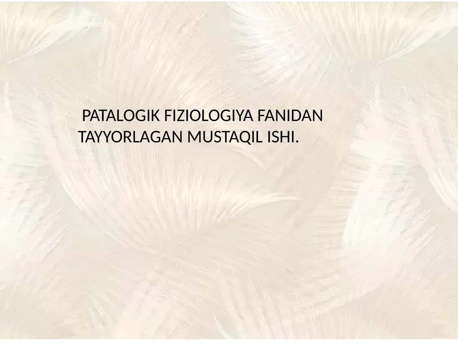GIPOVOLEMIYALARDAQONAYLANISHNINGO'ZGARISHLARI 1