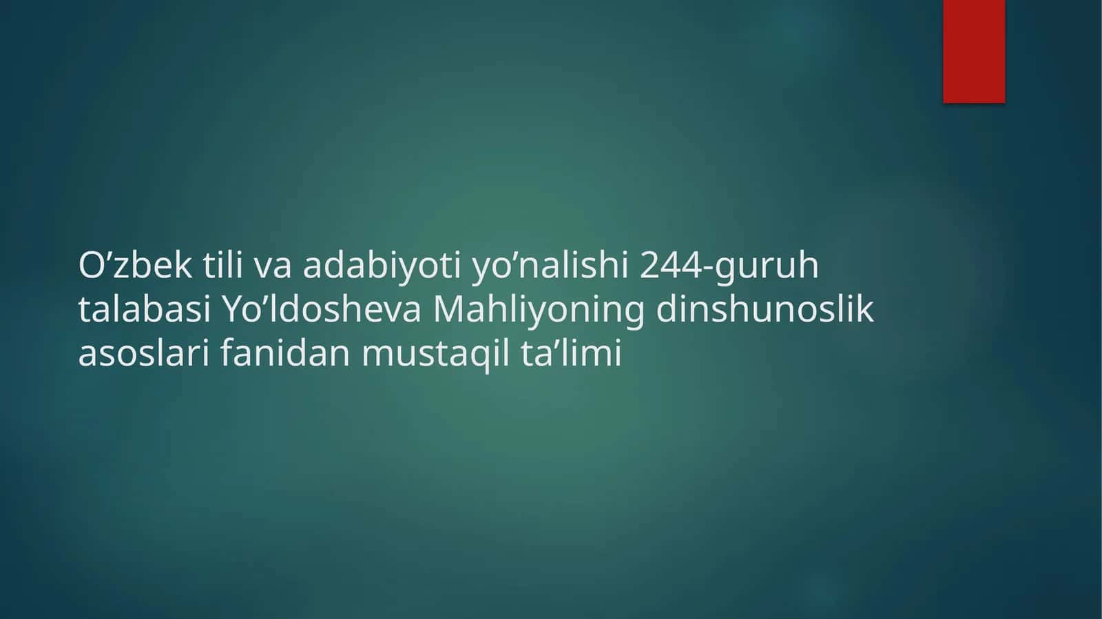 Islom dinivaboshqadiniyaqidalarsinkretlashuvinatijasidashakllangandiniyta’limotlartarixi 1