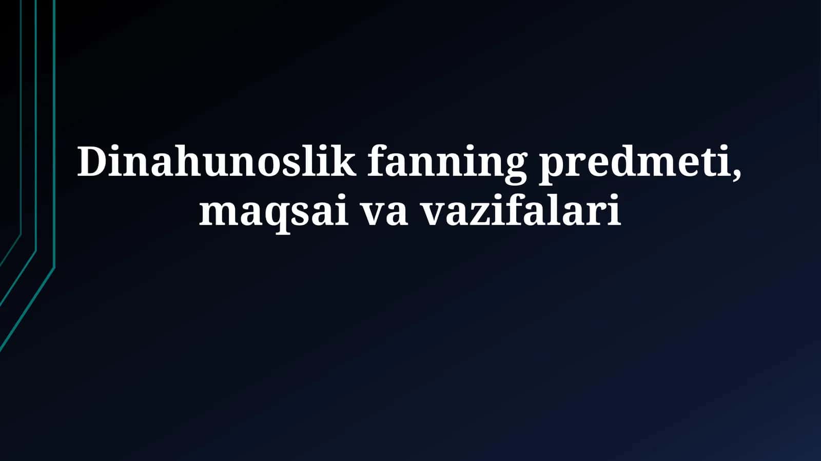 Dinohunoslik Harakati 1