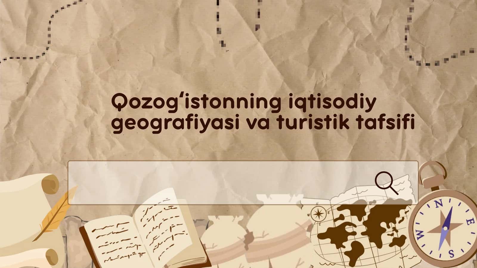 Qozog'istonning iqtisodiy geografiyasi va turistik tafsifi 1