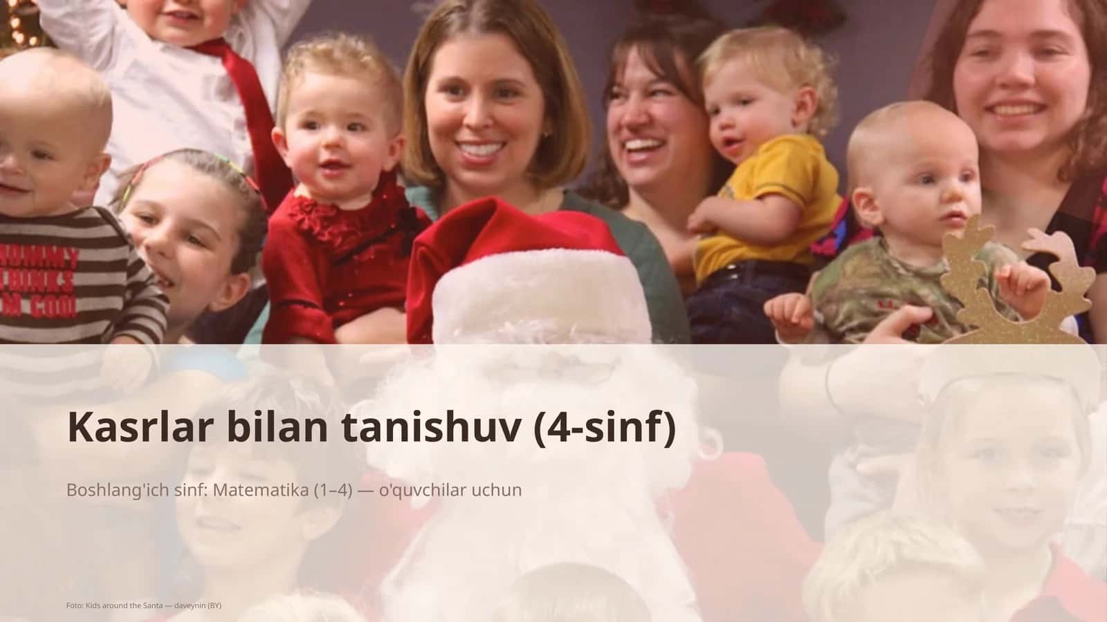Kasrlar bilan tanishuv (4-sinf) 1