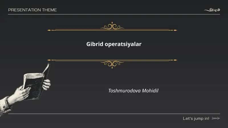 Gibrid operatsiyalar 1