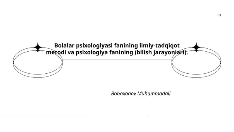 Bolalar psixologiyasi 1