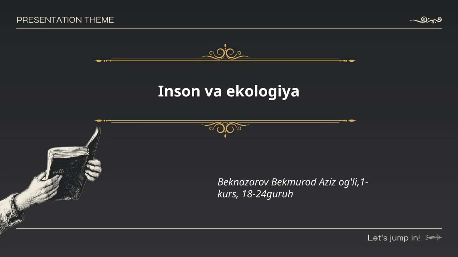 Inson va ekologiya 1