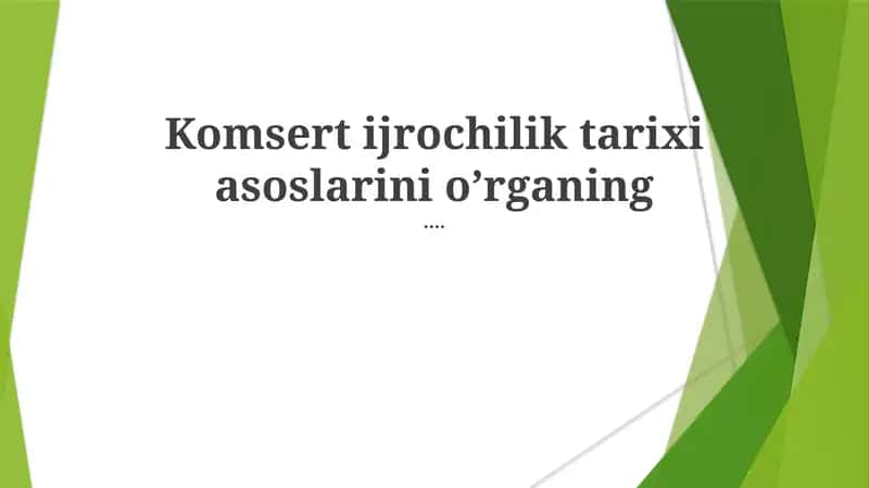 Ijroiya Harakatlarning Tarixiy Misollari 1
