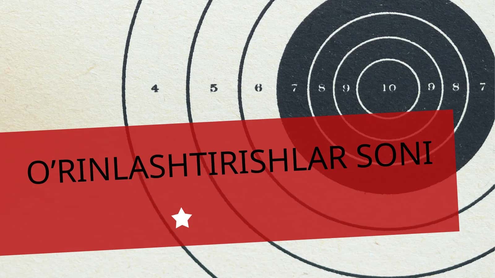 O’rinlashtirishlarsoni 1