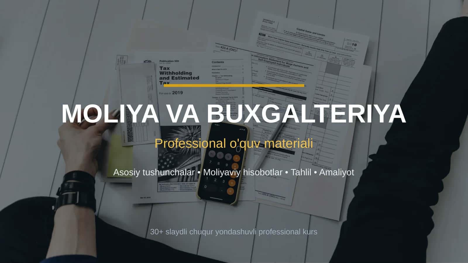 MOLIYA VA BUXGALTERIYA Professional o'quv materiali 1