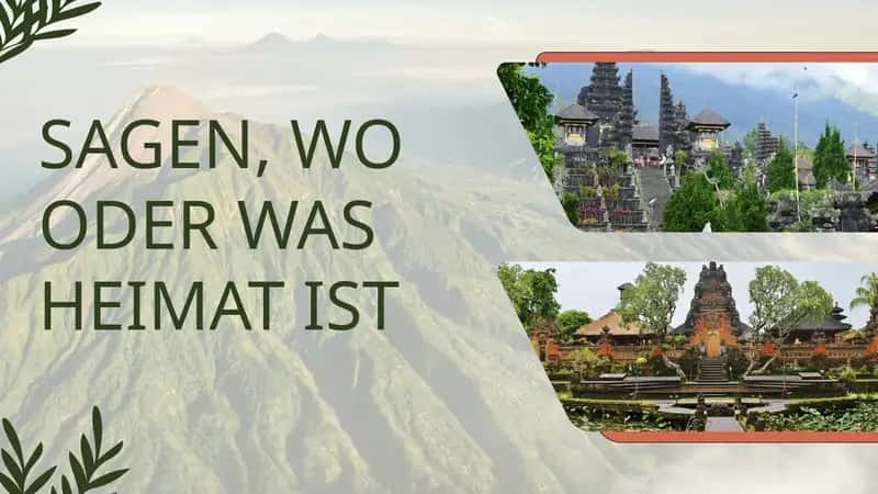 SAGEN, WO ODER WAS HEIMAT IST 1