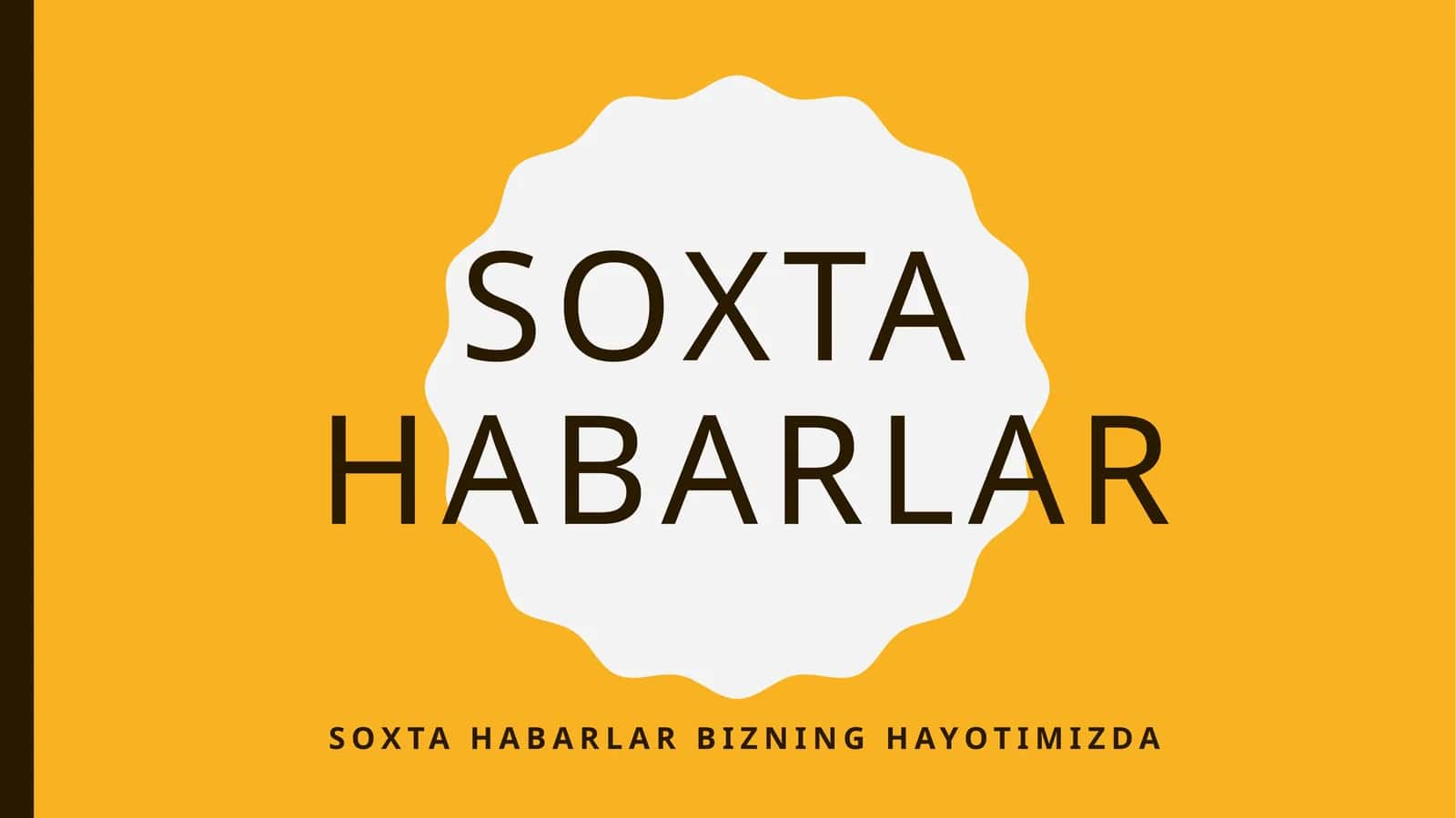 Soxta xabarlar 1
