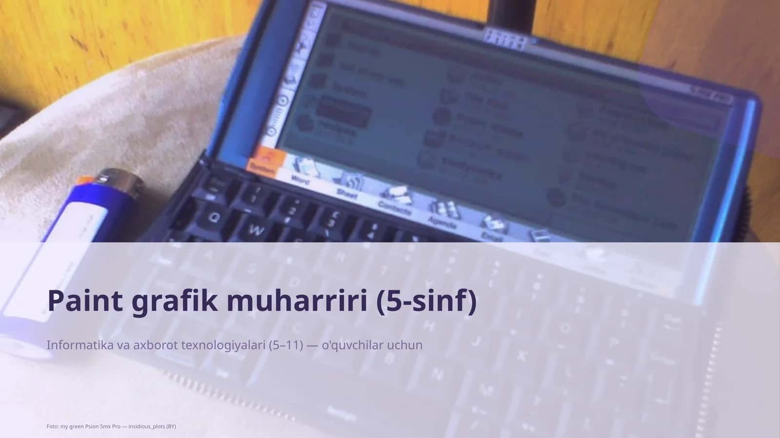 Paint grafik muharriri (5-sinf) 1