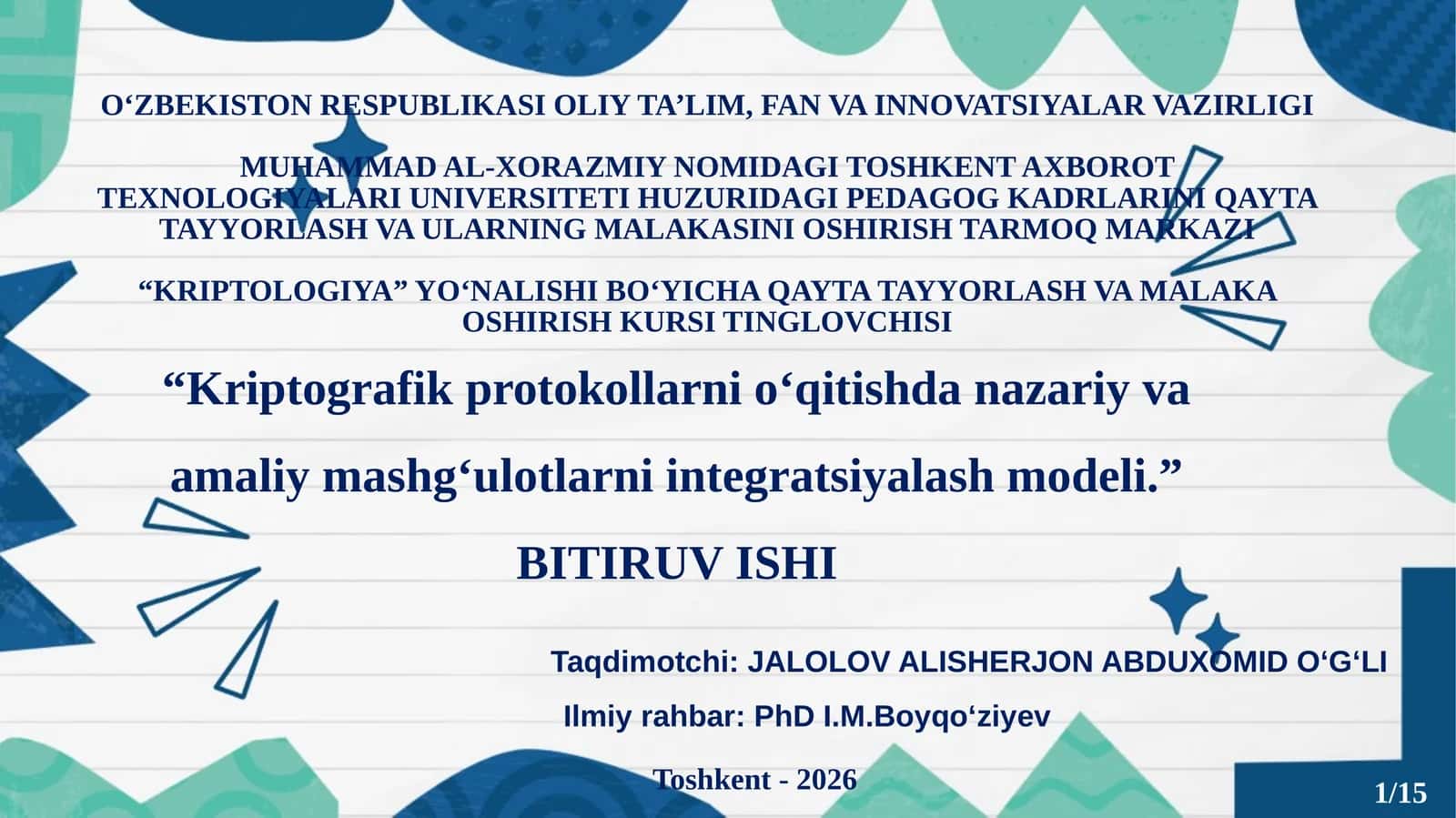 Kriptologiya 1