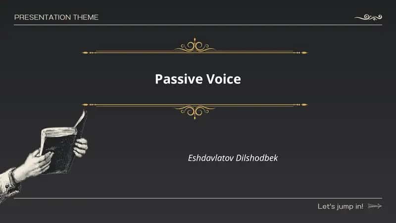 Passive Voice 1