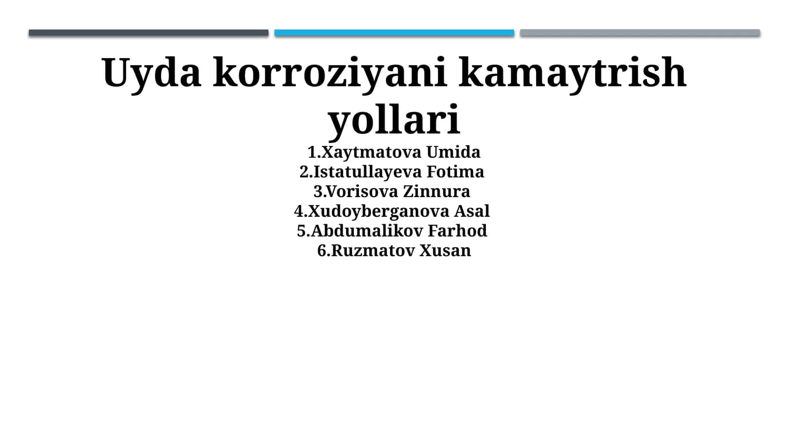 Uyda korroziyani kamaytrish yollari 1