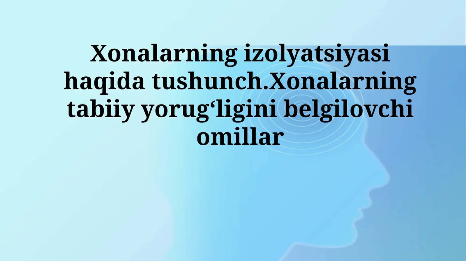 Namlikning ta'siri 1